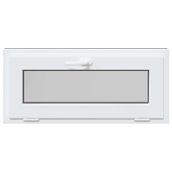 Fenêtre de sous-sol RISOR 90 x 40 cm PVC et verre Anthracite 644290644290