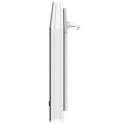 Fenêtre de sous-sol RISOR 90 x 40 cm PVC et verre Anthracite 644290644290
