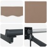 Auvent rétractable Taupe 5 x 3 m 100% Polyester et Aluminium 644295644295