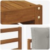 Ensemble de canapés d'extérieur 5 pcs Gris Naturel et Clair 644308644308