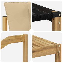 Ensemble de canapés d'extérieur 6 pcs Blanc et Beige 644310644310