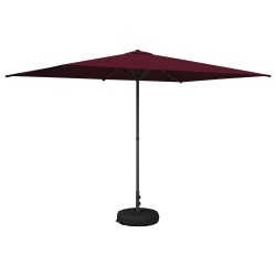 Parasol de jardin avec base 200 x 300 cm Polyester 644324644324