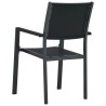 Ensemble à manger de jardin 9 pcs Noir 644352644352