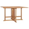 Ensemble à manger d'extérieur pliable 5 pcs Bois solide de teck 644354644354