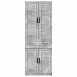 Ensemble de Meubles 2 pcs Gris béton Bois d'ingénierie 644361644361