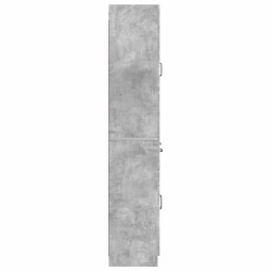 Ensemble de Meubles 2 pcs Gris béton Bois d'ingénierie 644361644361