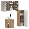 Ensemble de mobilier de salle de bain 4 pc Chêne artisanal 644382644382