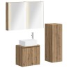 Ensemble de mobilier de salle de bain 4 pc Chêne artisanal 644383644383