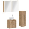 Ensemble de mobilier de salle de bain 4 pc Chêne artisanal 644385644385