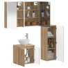Ensemble de mobilier de salle de bain 4 pc Chêne artisanal 644385644385