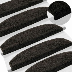Tapis d'escalier auto-adhésifs 15 pcs Anthracite 644393644393