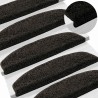 Tapis d'escalier auto-adhésifs 15 pcs Anthracite 644393644393