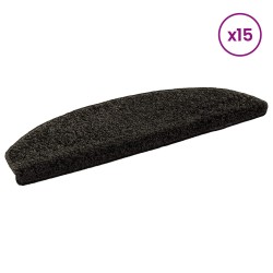 Tapis d'escalier auto-adhésifs 15 pcs Anthracite 644393644393