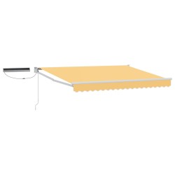 Auvent rétractable électrique Sable 100% Polyester et Aluminium 644394644394