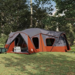 Tente familiale Gris et orange 610 x 610 x 210 cm 644397644397