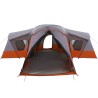 Tente familiale Gris et orange 610 x 610 x 210 cm 644397644397
