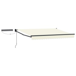 Auvent rétractable électrique Crème et Anthracite 3,5 x 2,5 m 644399644399