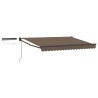 Auvent rétractable électrique Taupe 100% Polyester et Aluminium 644402644402