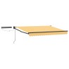 Auvent rétractable électrique Sable 100% Polyester et Aluminium 644403644403