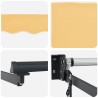 Auvent rétractable électrique Sable 100% Polyester et Aluminium 644403644403