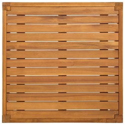 table Bois d'Acacia Massif Naturel 60 x 60 x 30 cm 644406644406
