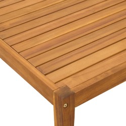 table Bois d'Acacia Massif Naturel 60 x 60 x 30 cm 644406644406