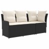 Sofa de jardin avec accoudoirs et sofa d'angle 2 Pièce Rotin PE 644407644407