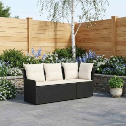 Sofa de jardin avec accoudoirs et sofa d'angle 2 Pièce Rotin PE 644407644407