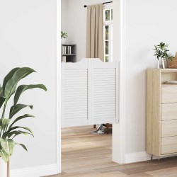 Portes battantes Blanc 80 x 40 cm Bois de pin massif 644412644412