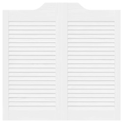 Portes battantes Blanc 80 x 40 cm Bois de pin massif 644412644412