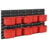 Rack de conteneur Noir et Rouge 77,5 x 2 x 39 cm PP 644416644416