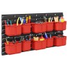 Rack de conteneur Noir et Rouge 77,5 x 2 x 39 cm PP 644416644416