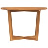 Table de jardin ronde Ø110x75 cm en bois massif d'acacia 644417644417