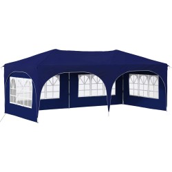 Tente de fête pop-up 575 x 288 x 245 cm Bleu Tissu Oxford 644433644433
