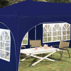 Tente de fête pop-up 575 x 288 x 245 cm Bleu Tissu Oxford 644433644433