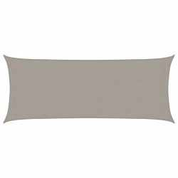Voile d'ombrage 160 g/m² rectangulaire gris clair 2x4,5 m PEHD 644456644456