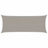 Voile d'ombrage 160 g/m² rectangulaire gris clair 2x4,5 m PEHD 644456644456