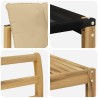 Ensemble de canapés d'extérieur 6 pcs Blanc et Beige 644467644467