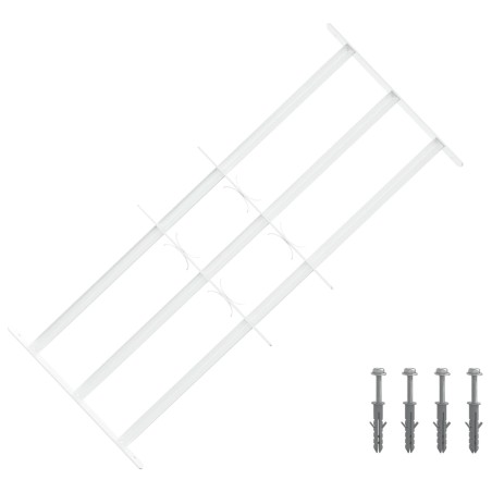 Grille de sécurité pour fenêtres avec 3 barres transversales 644470644470