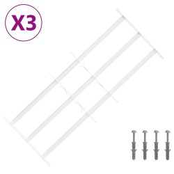 Grille de sécurité pour fenêtres avec 3 barres transversales 644470644470