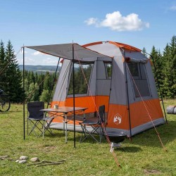 Tente de fête Gris et orange 4 personnes 644472644472