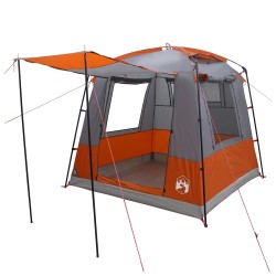 Tente de fête Gris et orange 4 personnes 644472644472