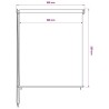 Store roulant d'extérieur 185 (l) x 230 (H) cm beige 644480644480