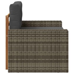 Sofa de milieu extérieur Bois d'Acacia Massif Naturel 644483644483
