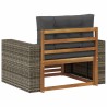 Sofa de milieu extérieur Bois d'Acacia Massif Naturel 644483644483