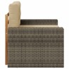 Sofa de milieu extérieur Bois d'Acacia Massif Naturel 644491644491