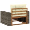 Sofa de milieu extérieur Bois d'Acacia Massif Naturel 644492644492