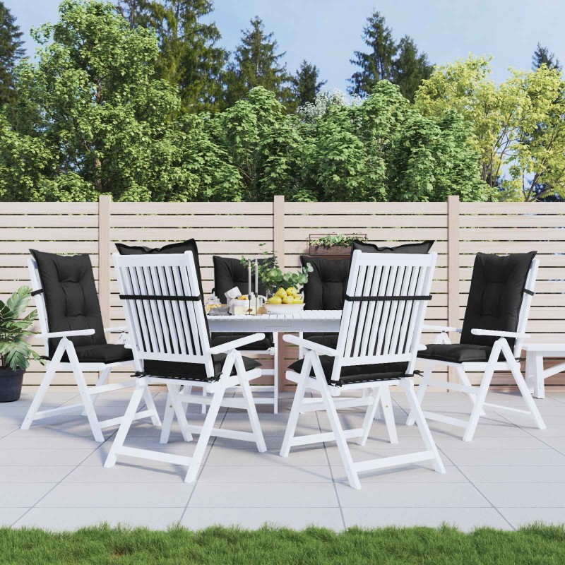 Ensemble de coussins de chaise à dossier haut 6 pcs 644493644493