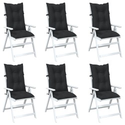 Ensemble de coussins de chaise à dossier haut 6 pcs 644493644493