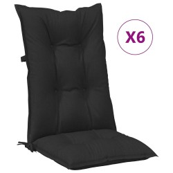 Ensemble de coussins de chaise à dossier haut 6 pcs 644493644493